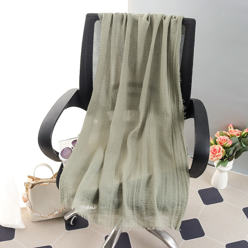 G245 Weicher und atmungsaktiver Voile-Hijab