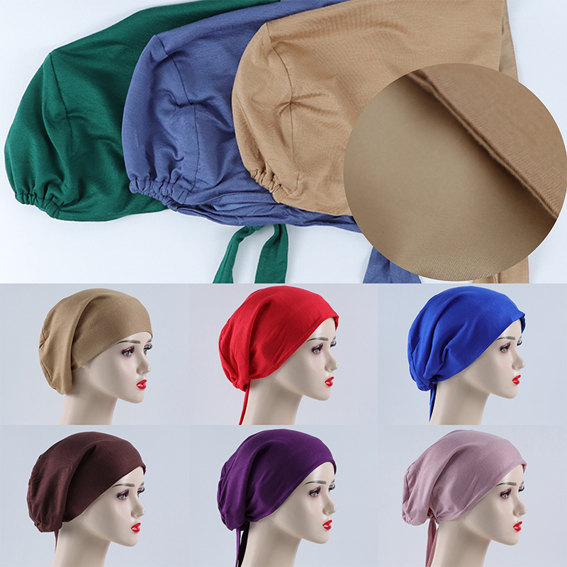 G384 Hautfreundliche elastische Hijab-Unterkappe