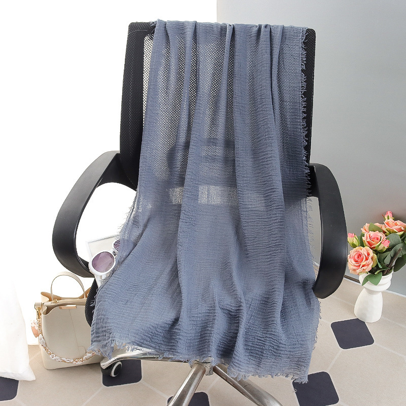 G245 Weicher und atmungsaktiver Voile-Hijab