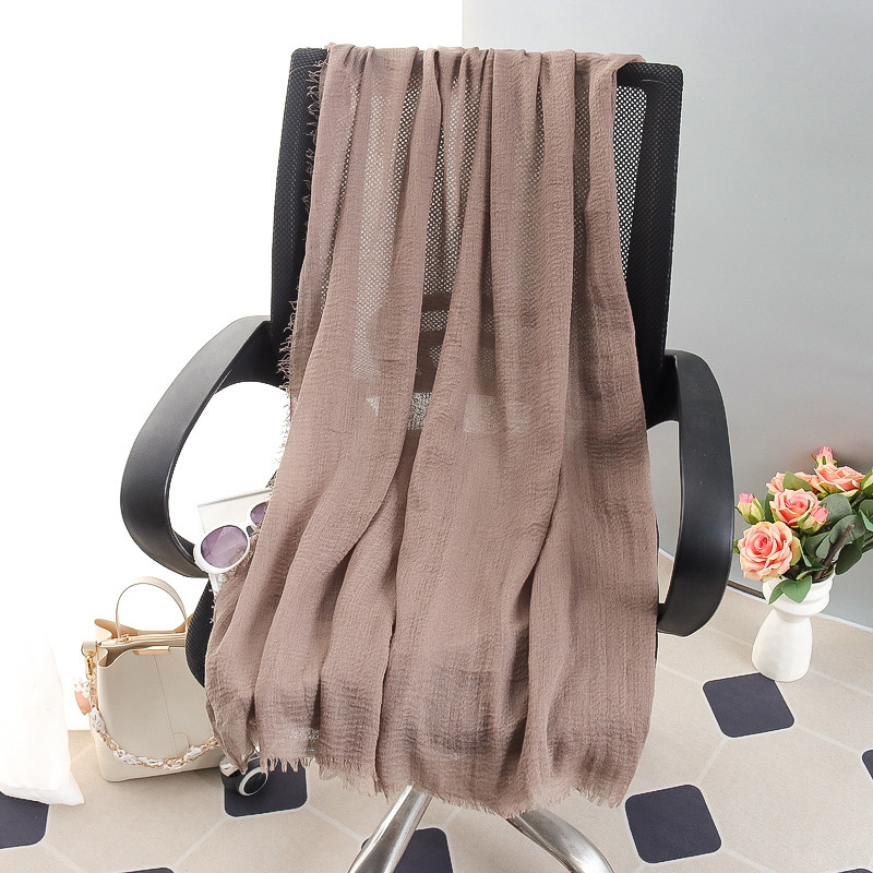 G245 Weicher und atmungsaktiver Voile-Hijab