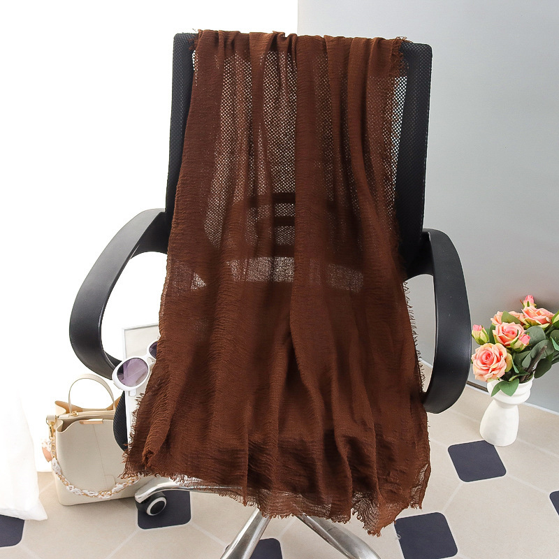 G245 Weicher und atmungsaktiver Voile-Hijab