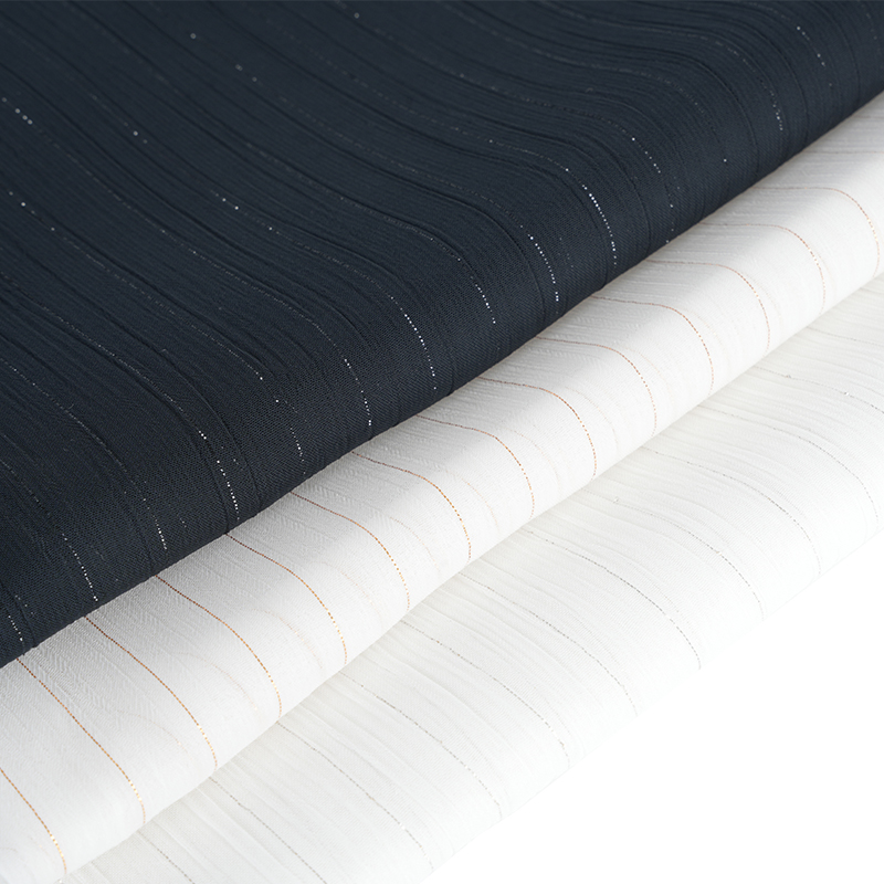 75D silberner Seiden-Chiffon-Krepp