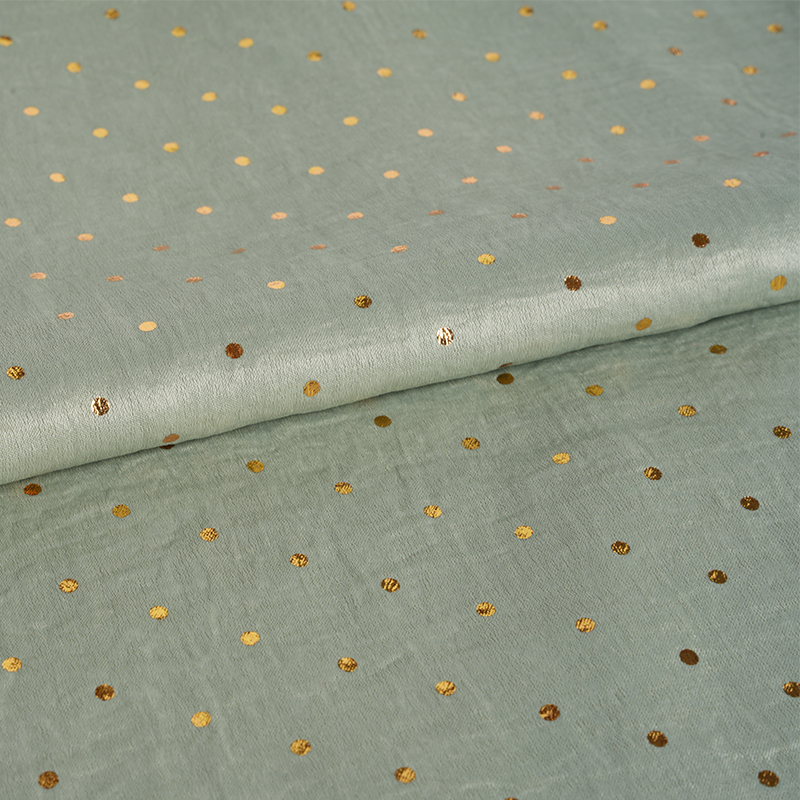 2026 Samt-Satin-Luftstrom-Zylinder-Punkt-Folienprägestoff