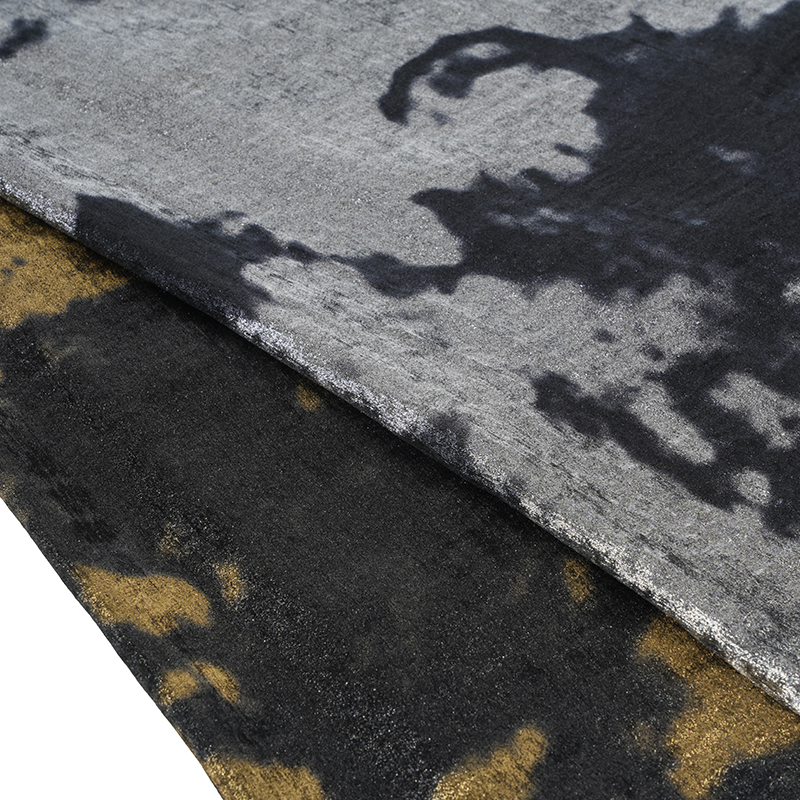 2026 Samtsatin-Heißprägung (Silber-Heißprägung) plus Waschung