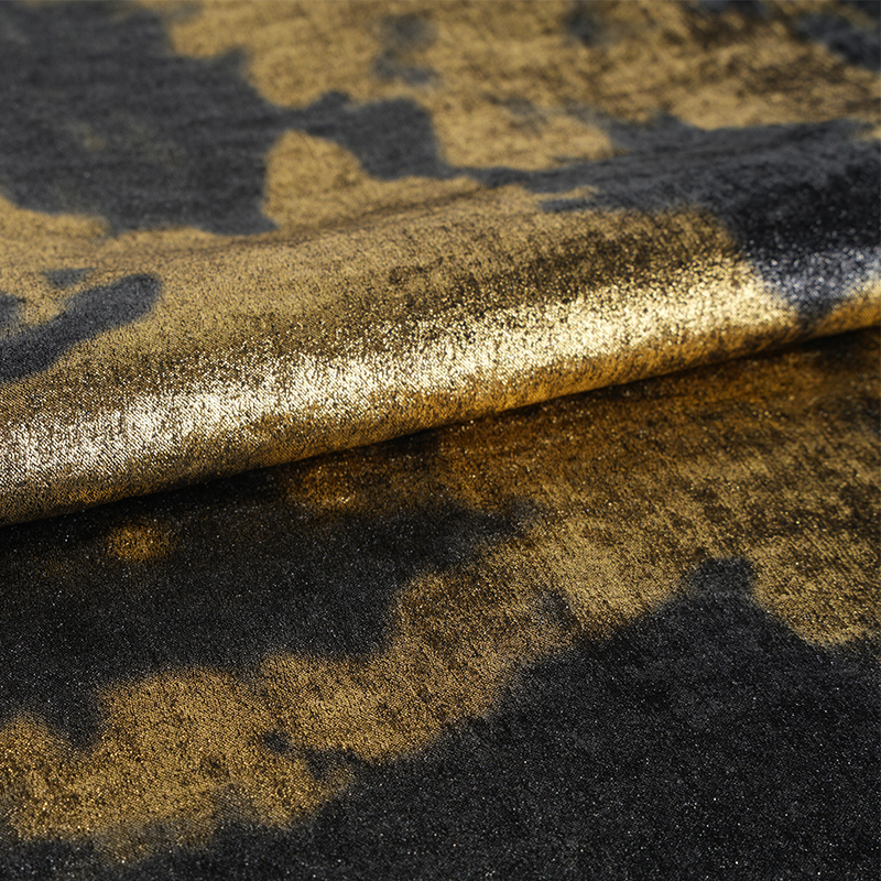 2026 Samtsatin-Heißprägung (Silber-Heißprägung) plus Waschung