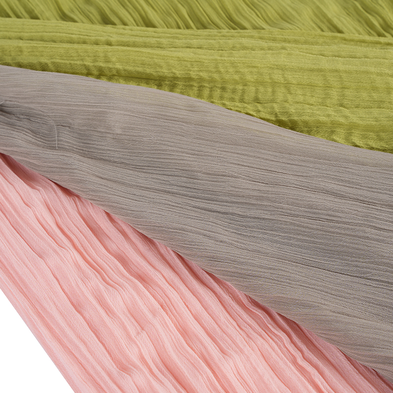 75d Chiffon-Krepp-Plisseestoffe
