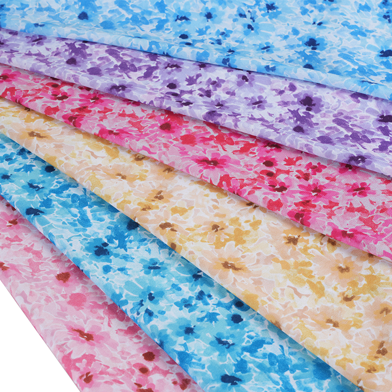 75D/18T Messy Misty Blumendruckstoff