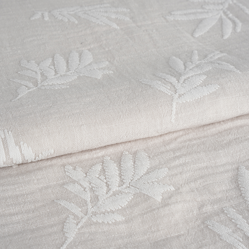 Polyestergarn imitiert Hanfblatt-Schaumdruckstoff