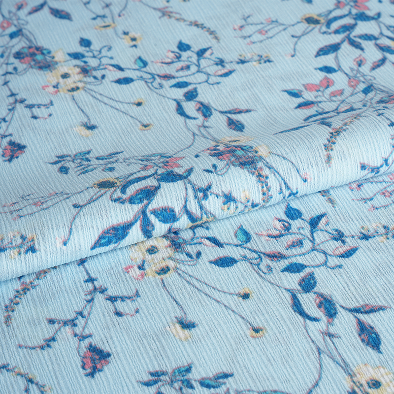 50*68 Verbundstoff aus Seidenrinde mit Crinkle-Hibiskusblüten und Wasserzeichen