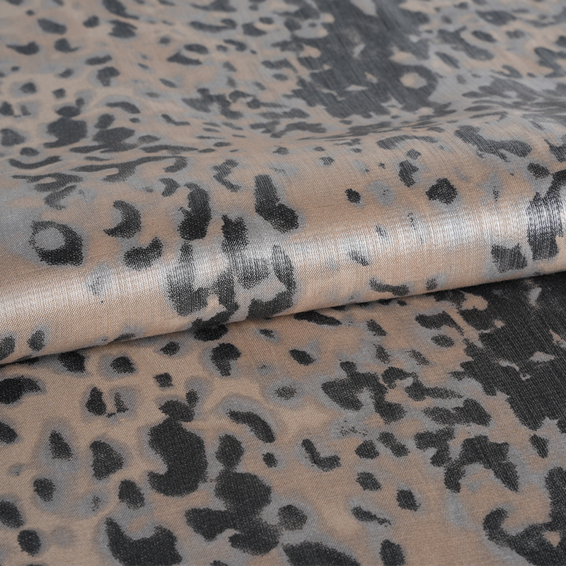 20d*21s verdickter goldener Baumwollstoff mit kleinem Leopardenmuster