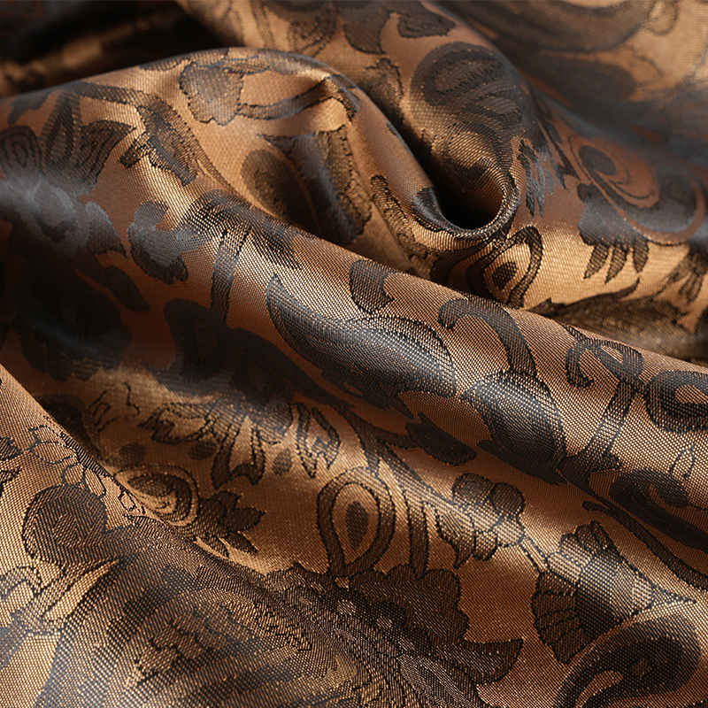 Polyester-Jacquard mit gewellter Lautenblume