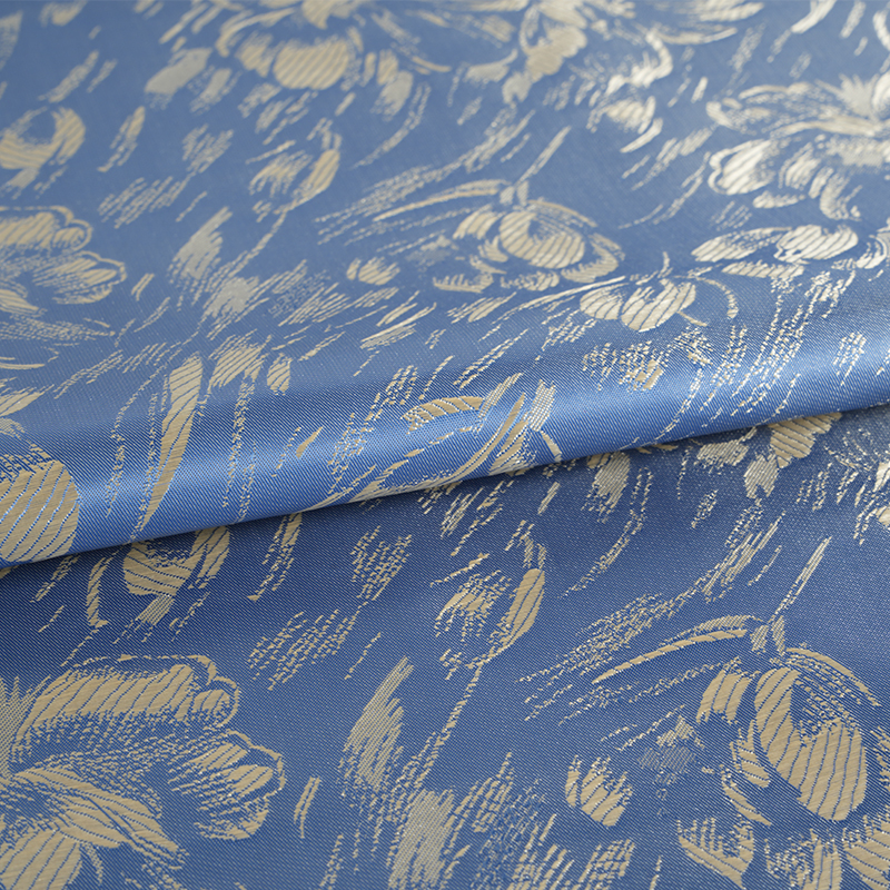 Kationischer Blumenjacquard