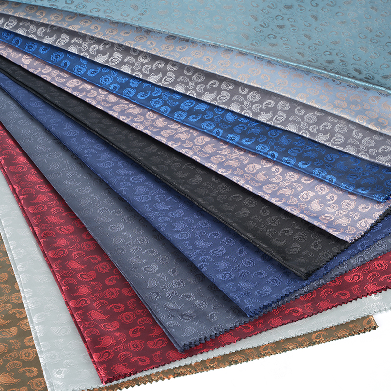 Kationischer Cashewblüten-Jacquard aus Polyester