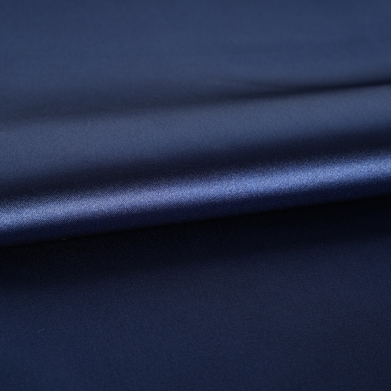 50D*50D gefärbter, glänzender, gedrehter Stretch-Satin-Färbestoff