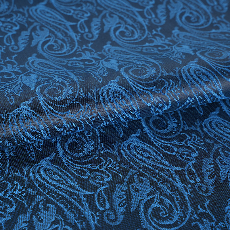 TR Zweig- und Knospen-Stretch-Jacquardstoff