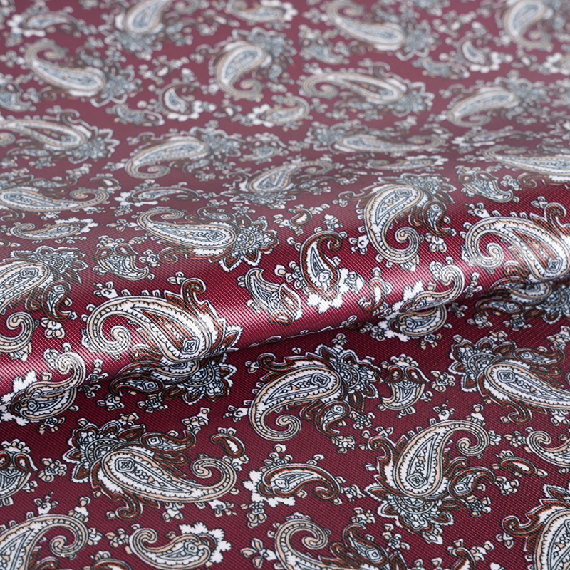 Polyesterimitat-Viskosewollmispel-Blumendruckstoff