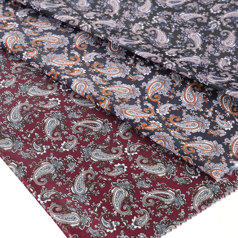 Polyesterimitat-Viskosewollmispel-Blumendruckstoff