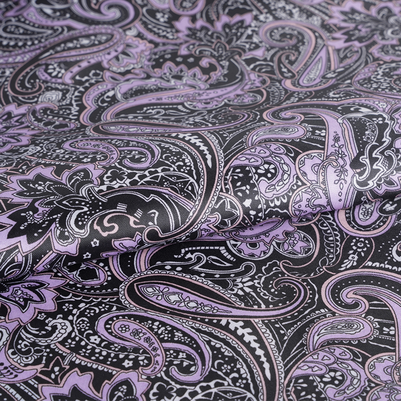 190T Polyester-Taft-Pferdeschwanz-Stoff mit Kiefernblatt-Druck