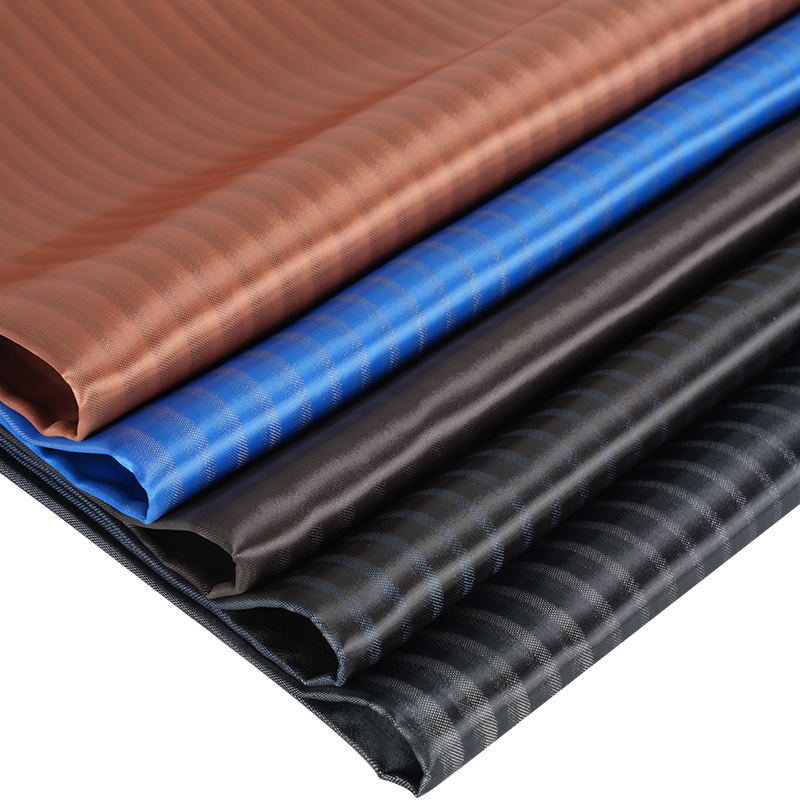PV-Satin-Stoff mit versteckten Streifen