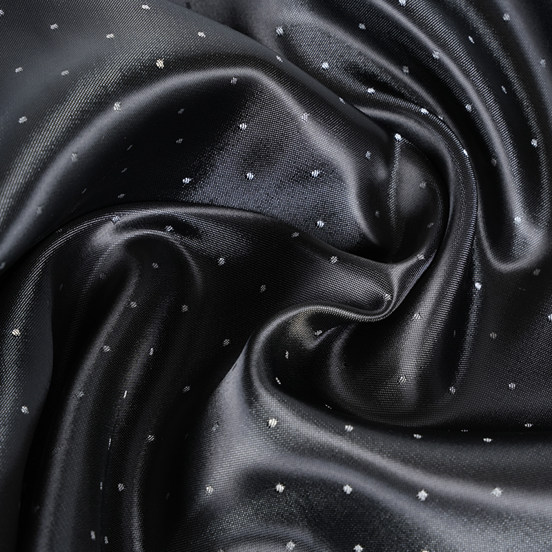 PV-Satin-Punkt-Jacquard-Stoff