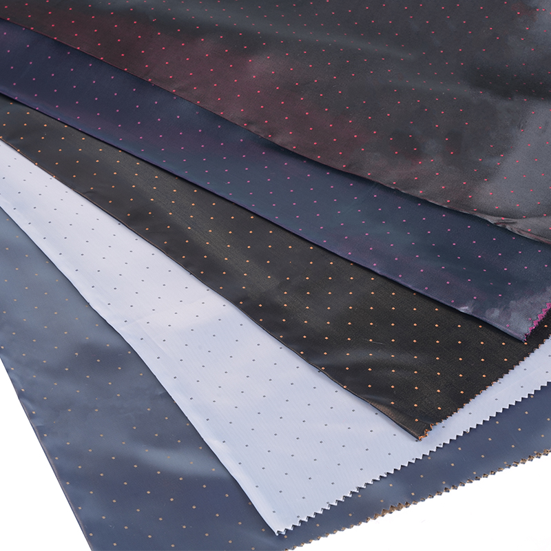 PV-Satin-Punkt-Jacquard-Stoff