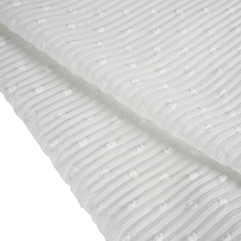 Polyestergarn imitiert Hanfblatt-Schaumdruckgewebe